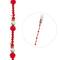 Crystal Lane DIY Holiday Christmas 7" Designer Crystal Glass Stack Bead Strand